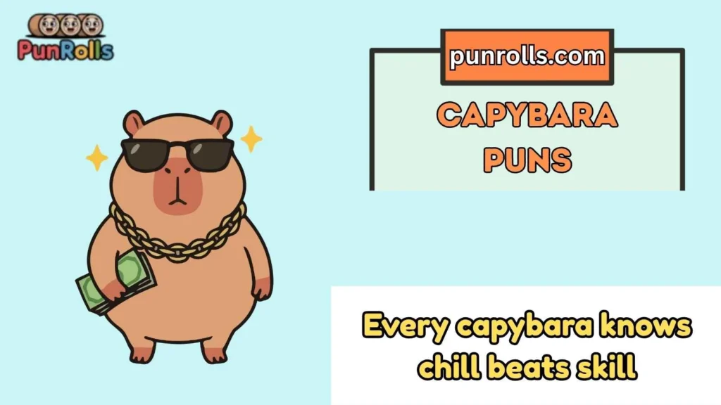 Capybara Puns