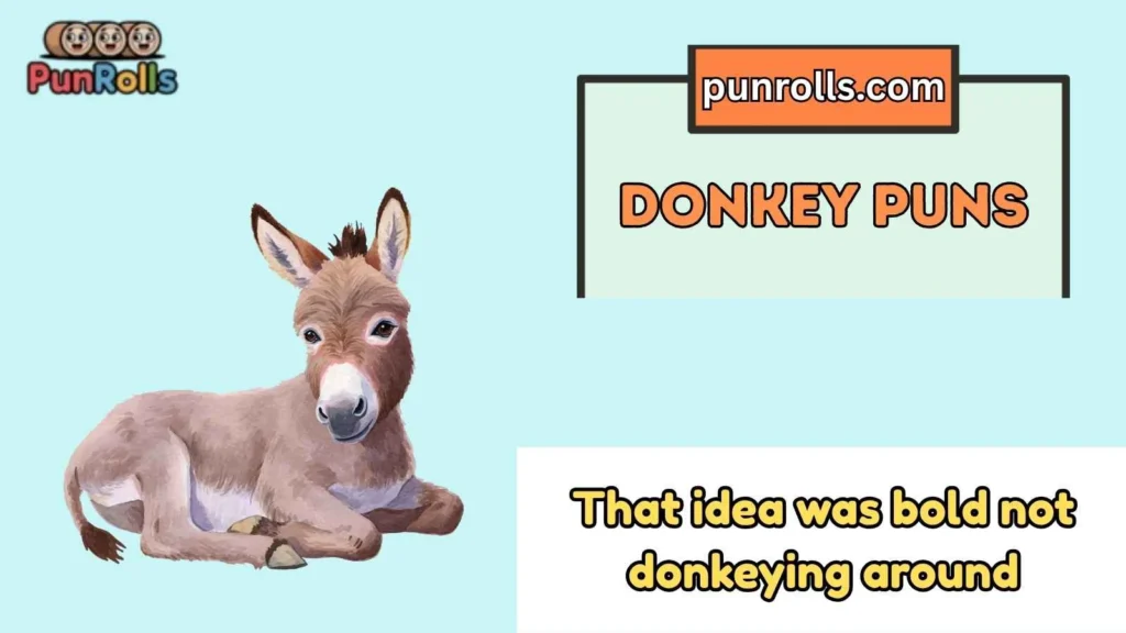 Donkey Puns