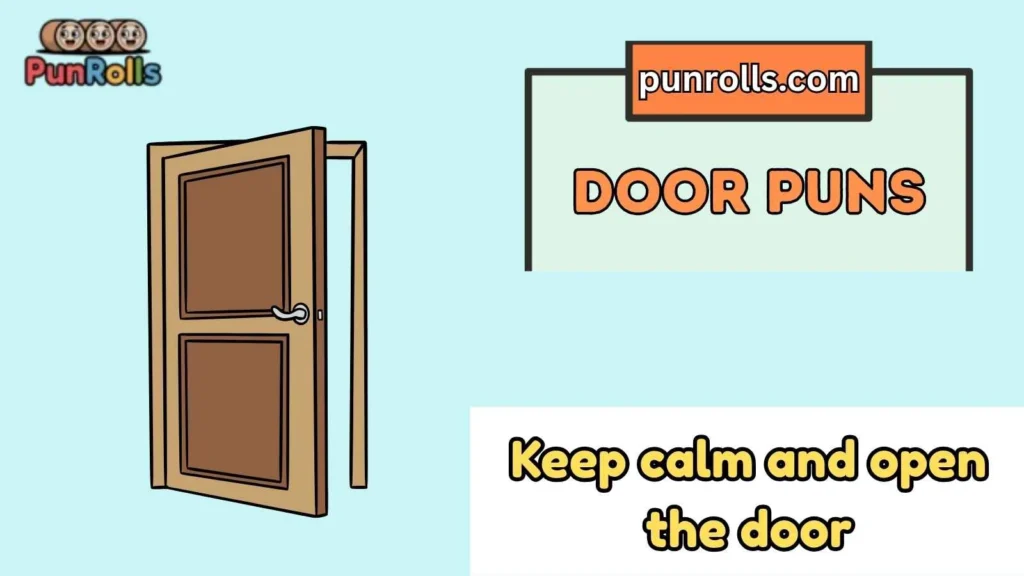 Door puns captions