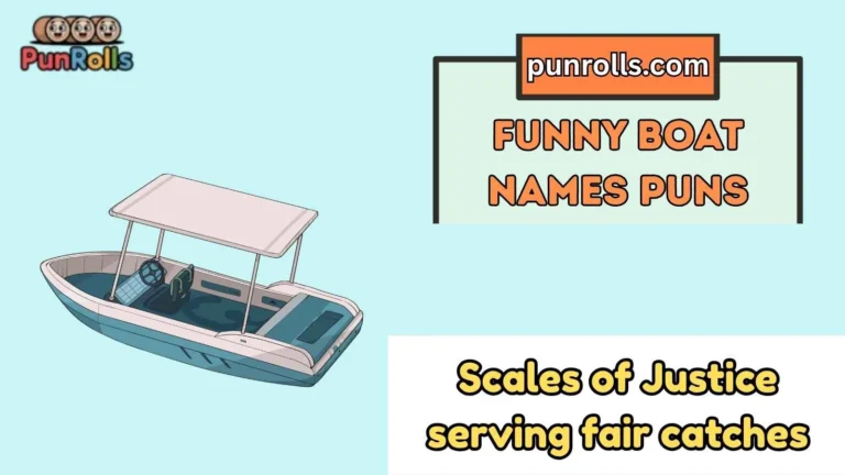 Funny Boat Names Puns