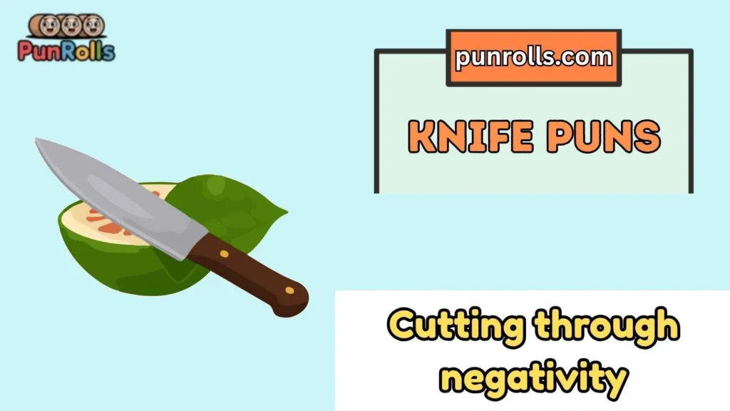 Knife puns for Instagram