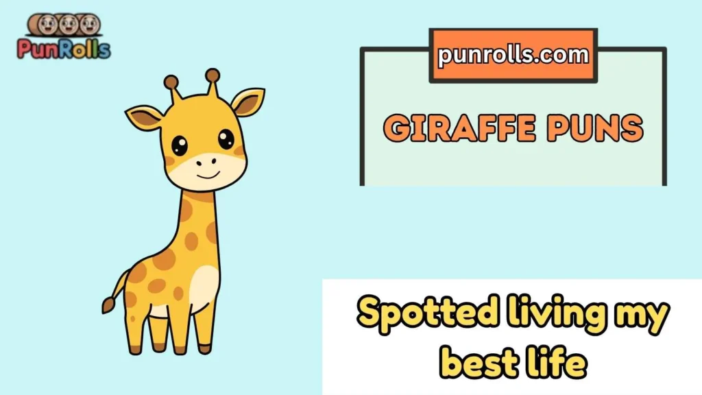 Best Giraffe puns for instagram