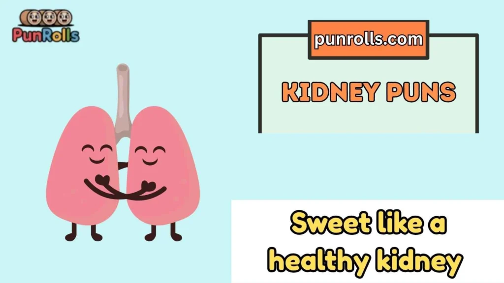 Cute kidney puns