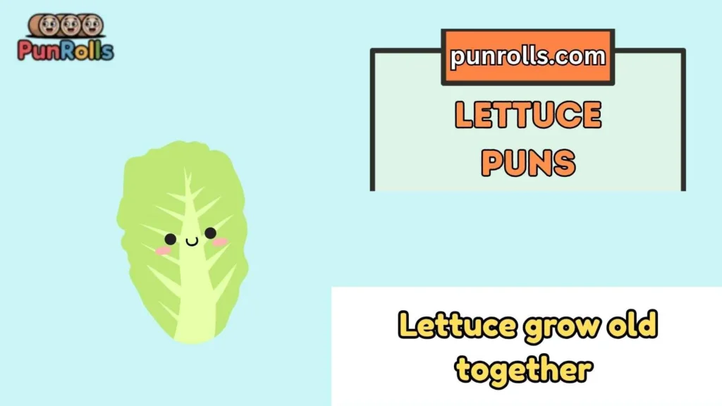 Cute lettuce puns