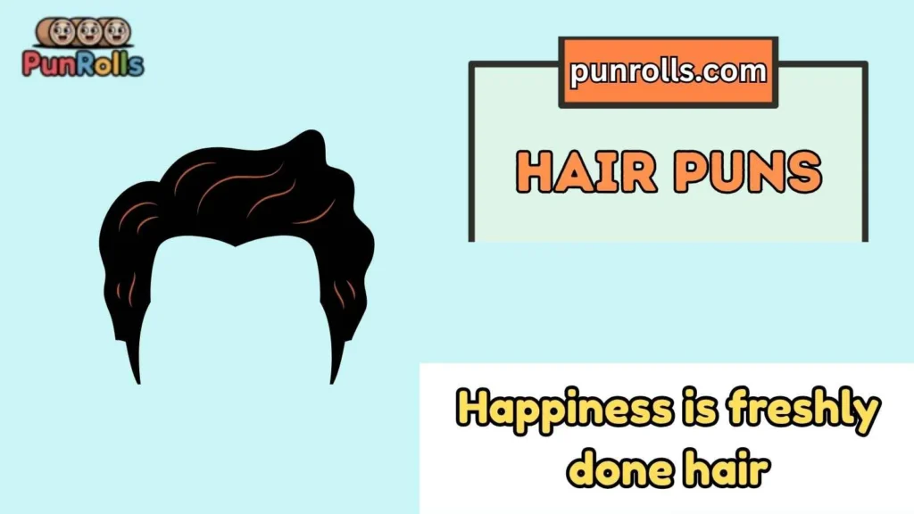 Hair puns captions
