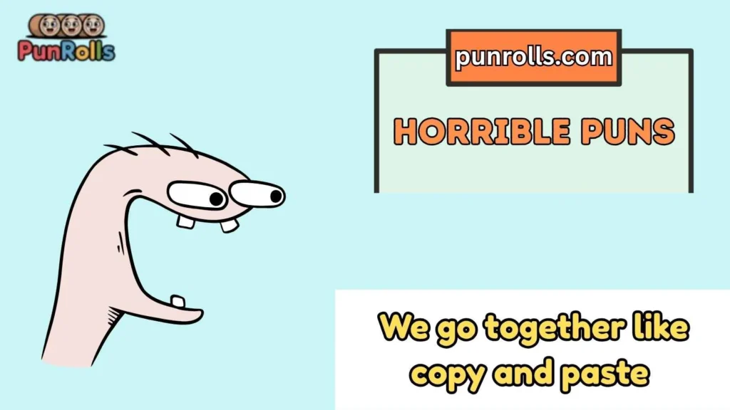 Horrible puns for friends