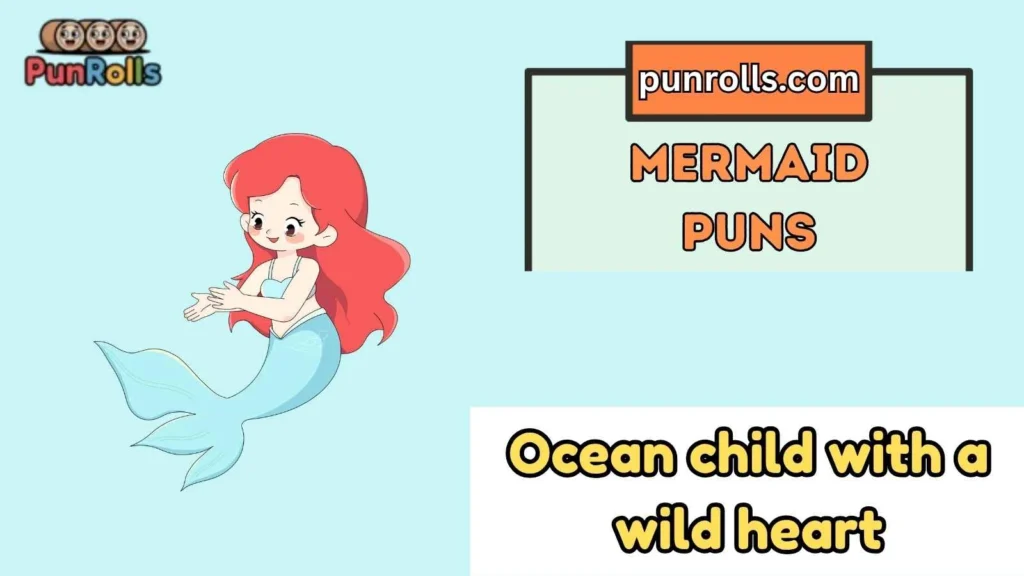 Mermaid puns captions