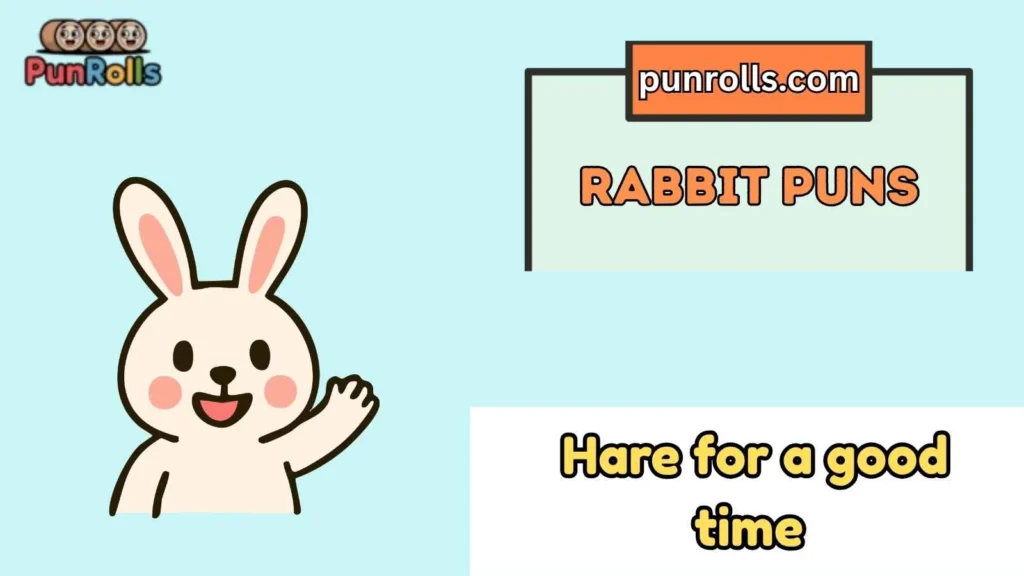 Rabbit puns captions
