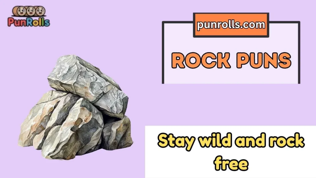 Rock Puns Captions