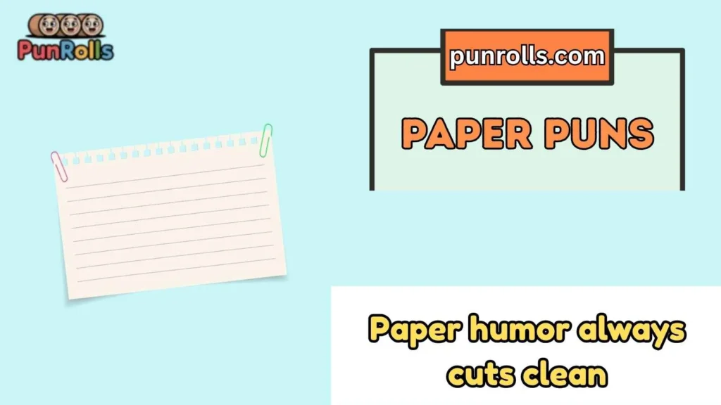 Paper Puns