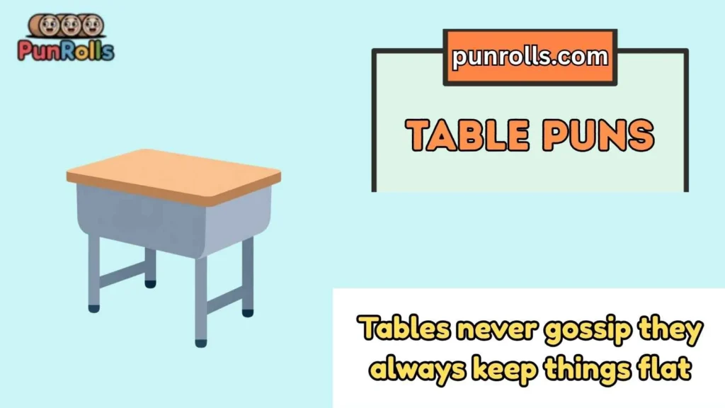 table puns