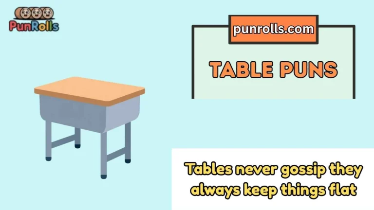 table puns