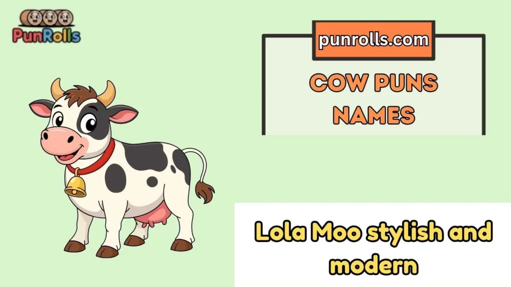 cow puns names